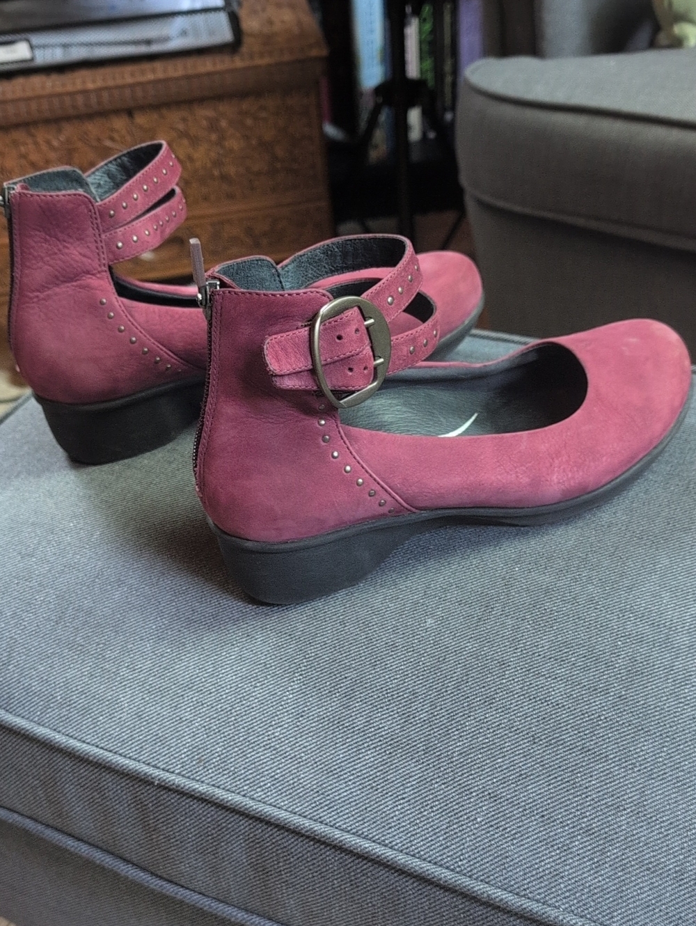 Dansko Shoes Burgundy Size 38